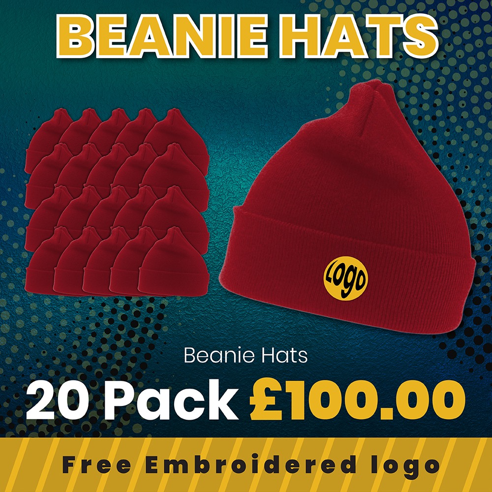 20 pack beanie hats