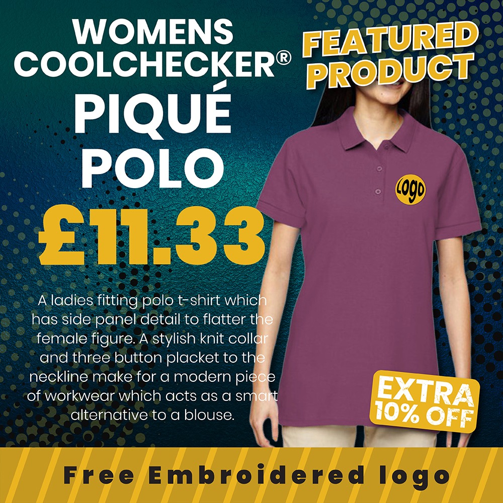 Women’s Coolchecker pique polo