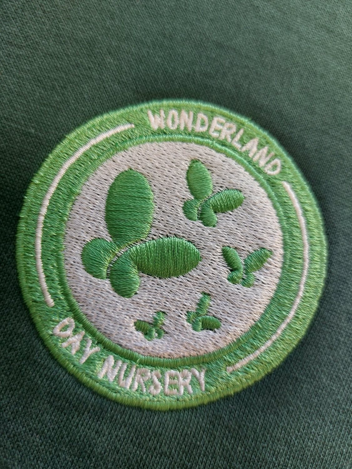 Real WearYourLogo customer work: detailed embroidery